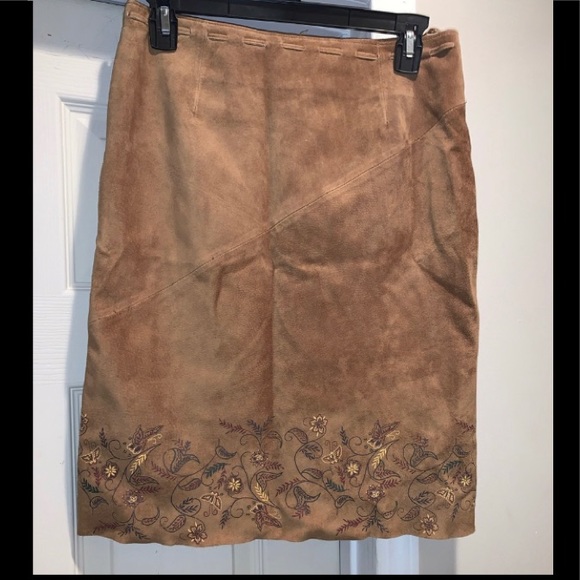 Express Dresses & Skirts - Express Genuine Leather Skirt